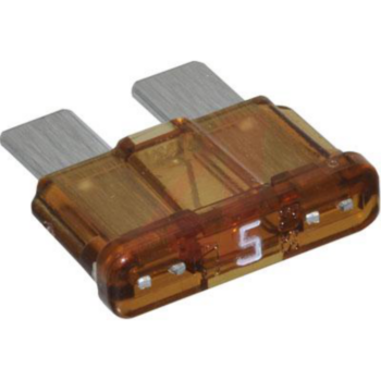 Blade Fuse, 5 A, 32 V, 0.86 in WD, 0.38 in HT, 2.02 in DP