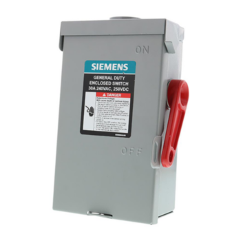 Fuse, Disconnect Communication, 30 A, 240 V