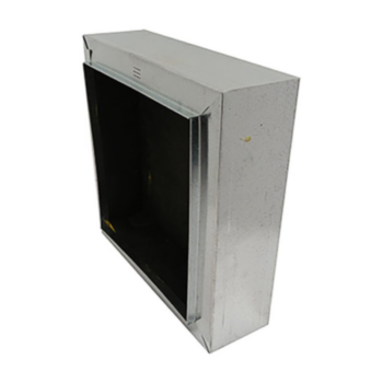 Duct Box, Board, 12 in WD, 4.5 in HT, 8 in LG, 30 gauge THK