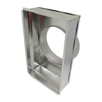 Duct Box, Return Air, 6 in Dia, 12 in WD, 12 in HT, 20 in LG