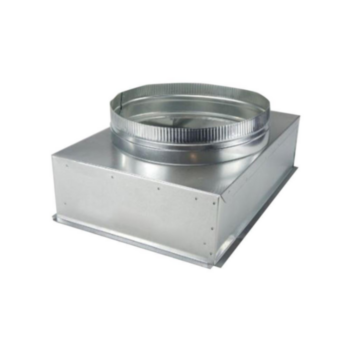 Duct Box, Return Air, 6 in Dia, 14 in WD, 14 in HT, 20 in LG