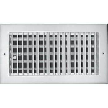 Ceiling Register, Vertical, 14 in x 8 in, Alum, White