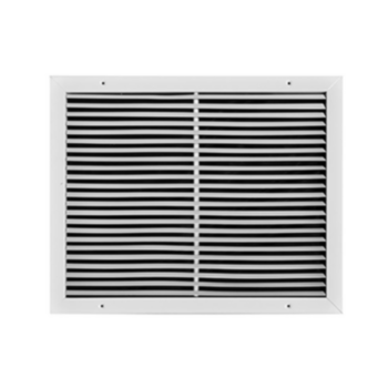 Fixed Bar Grill, Return Air, 16 in WD, 16 in HT, Alum