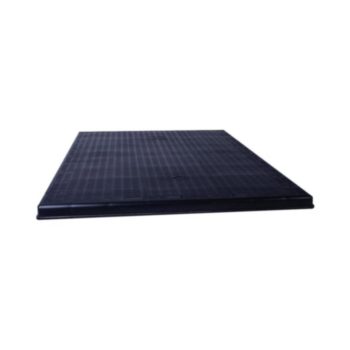Pad, Equipment, Plastic, Black, 24 in WD, 3 in THK, 24 in LG