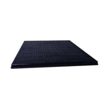 Pad, Equipment, Plastic, Black, 30 in WD, 3 in THK, 30 in LG