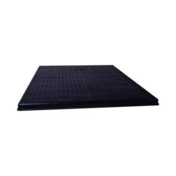 Pad, Equipment, Plastic, Black, 36 in WD, 3 in THK, 36 in LG