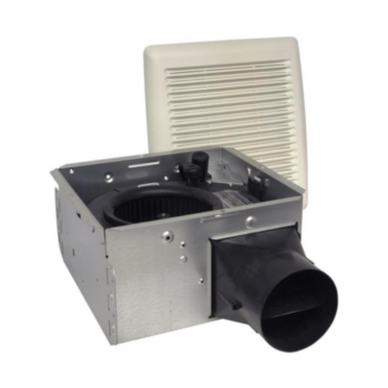Exhaust Fan, Bathroom Finish Pack, 80 cfm, 120 V, 0.3 A