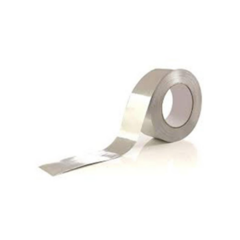Foil Tape, Printed, 60 yd LG, 2.5 in WD, 4.1 mil THK, Silver