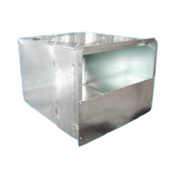 Duct Plenum, Supply, 23.5 in WD, 36 in HT, 11.375 in LG, R-6