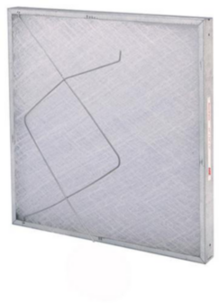 Air Filter, Right Angle Media Cleaner, 16 in WD, 25 in LG