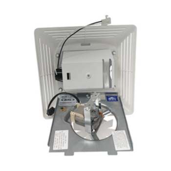 Exhaust Fan, 50 cfm, 120 VAC, 60 Hz, Plastic, 4 in