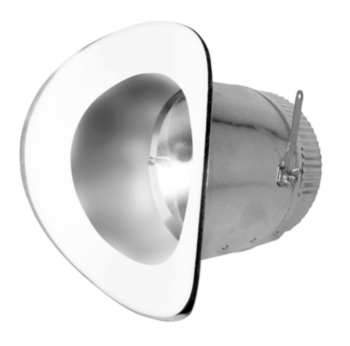 Duct Collar, Round Pipe, Saddle, Takeoff, 8 in Dia, Silver