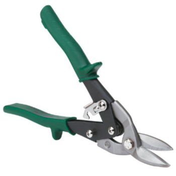 Aviation Snip, 1.375 in, Forged Steel, 9.625 in LG, Grip