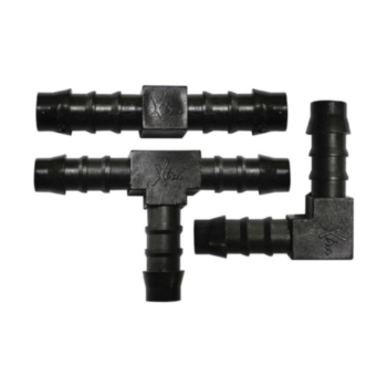 Tube Connector, Straight, 0.375 in