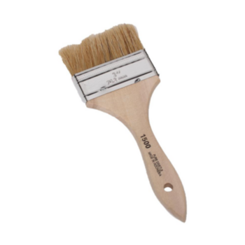 Brush, Chip, 3 in WD, 8 in LG, 0.25 in HT, Wood