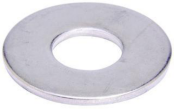 Flat Washer, 0.25 in ID, 1 in
