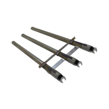 Burner Assembly, 3-Tube, 9 in WD, 24 in LG