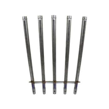Burner Assembly, 4-Tube, 1 in Dia, SS