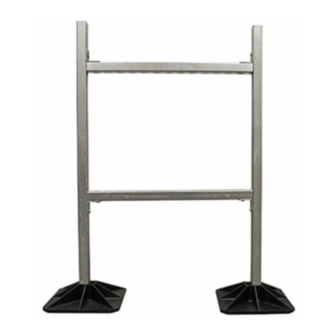 Set, H Frame, 12 in, 305 mm Foot