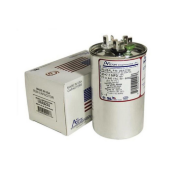 Capacitor, Dual Run, 7.5/40 MFD