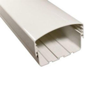 Lineset Cover, Duct, 78 in LG, 5.5 in WD, 2.5 in HT, Plastic
