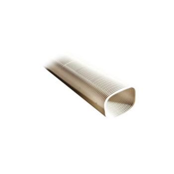 Elbow, Flexible, Large, 36 in, PVC, Glossy, White