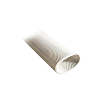 Elbow, Flexible, Small, 36 in, PVC, Glossy, White