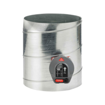 Zoning Damper, Bypass, 24 VAC, 0.32 A, 12 in Dia, 26 gauge