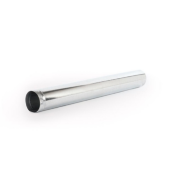 Duct Pipe, Snap Lock, 18 in, 3 ft LG, 26 gauge THK