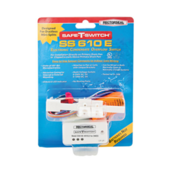 Switch, Condensate, Ductless, 0 to 250 V, 5 A, 150 W, PVC