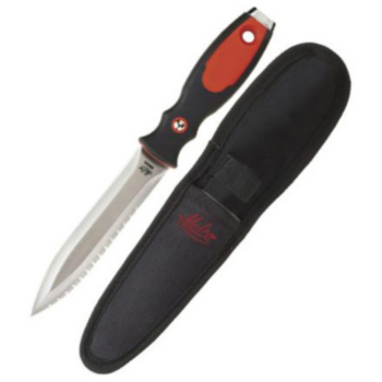 Knife, Cushioned Gripped Serrated Duct, 10 in, SS Blade