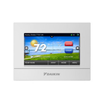 Daikin, Thermostat, High Resolution Touchscreen Digital