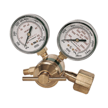 Regulator, Oxygen CGA 540 A Outlet, 0.187 in x 7 in, Brass