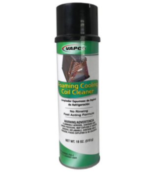 Coil Cleaner, Cond, Aerosol, Clear, 18 oz