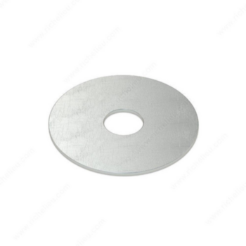 Flat Washer, Round, 0.375 in ID, 1.5 to 1.53125in, Steel