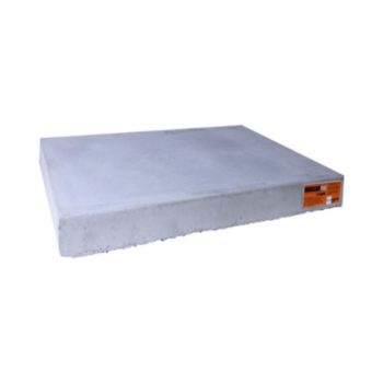 Pad, T-Class Equipment, Gray, 36 in WD, 4 in THK