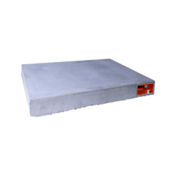 Pad, T-Class Equipment, Gray, 40 in WD, 4 in THK