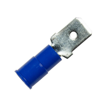 Cable Terminal, Male Quick Disconnect, 16 to 14 AWG, 250 in