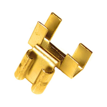 Cable Terminal, 12/8 AWG, 0.25 in Stud, 0.375 in Tab