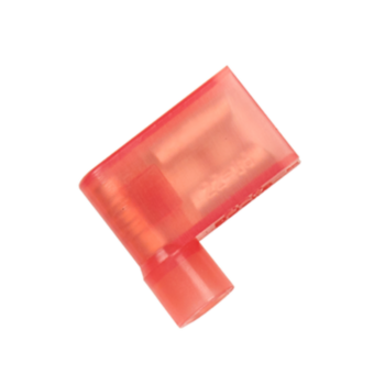 Cable Terminal, 90deg, Female Quick Disconnect, 22 to 18 AWG