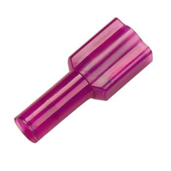 Cable Terminal, Female Quick Disconnect, 22 to 18 AWG, Steel
