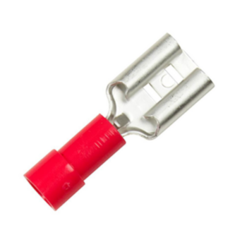 Cable Terminal, Female Quick Disconnect, 22 to 18 AWG, Vinyl