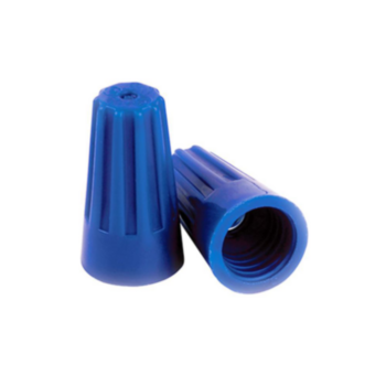 Connector, Twist-On Wire, 22 to 14 AWG, Blue, Meets CSA, UL
