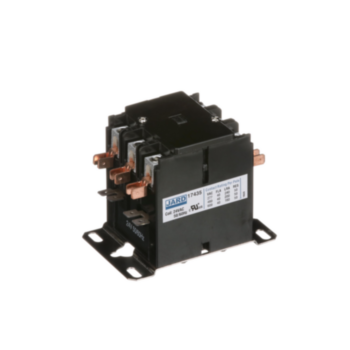 Contactor, 24 V, 40 A, 3 Poles, Meets CUL, UL