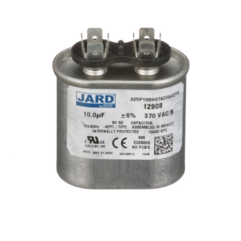 Capacitor, Run, 10 MFD, 370 V