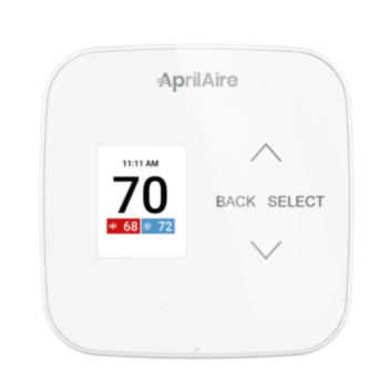 Programmable Thermostat, 1 Heat/1 Cool, Capacitive Touch Interface