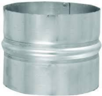 Pipe Coupling, Spiral, 16 in, Galv Steel, ASTM A653