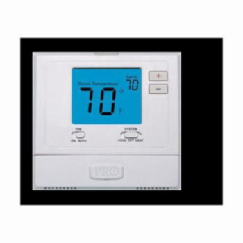 Pro1 IAQ, Thermostat, Non-Programmable, 1 Heat/1 Cool, White