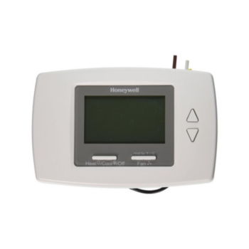 Thermostat, Fan Coil, Non-Programmable, Plastic, 6 A, White