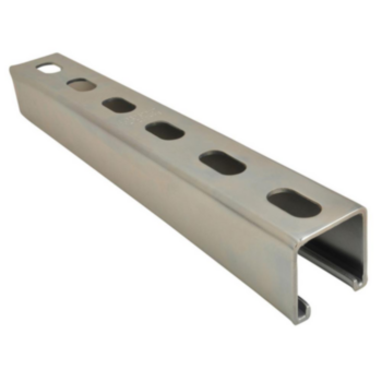 Structural Channel, Standard, Steel, Green, 14 gauge THK